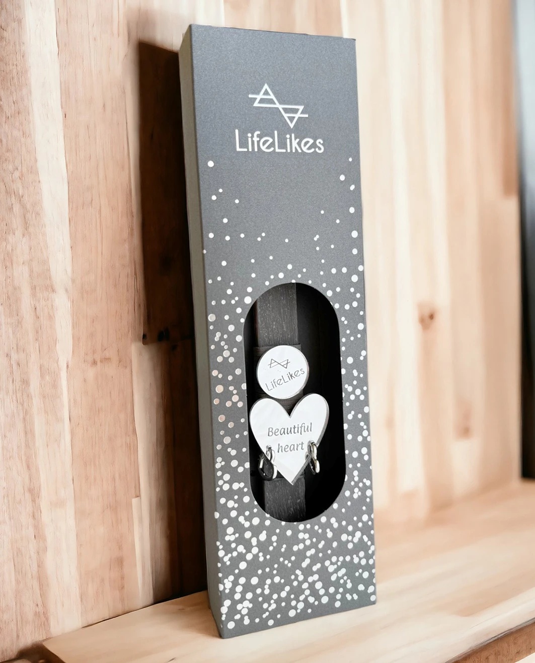 Life Likes - Λαμπάδα Beautiful Heart Με Σκουλαρίκια, Ασημί 6713