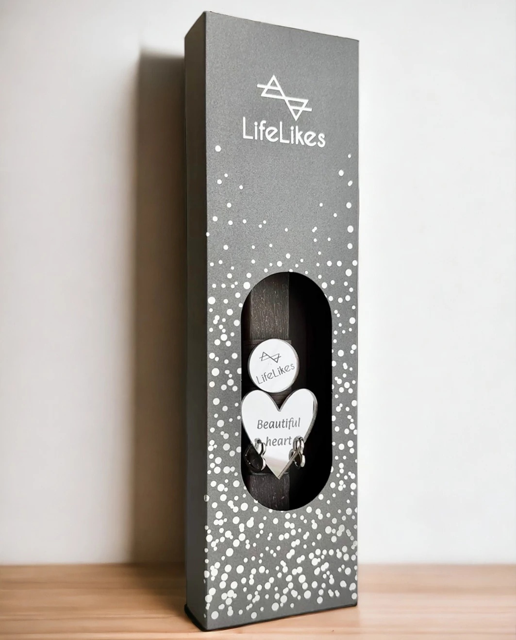 Life Likes - Λαμπάδα Beautiful Heart Με Σκουλαρίκια, Ασημί 6713