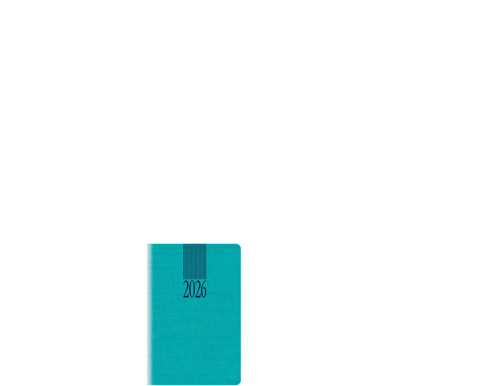 Θεοφύλακτος - Διήμερο Ημερολόγιο Kashmir 2026, Turquoise 7x10 681AI.990
