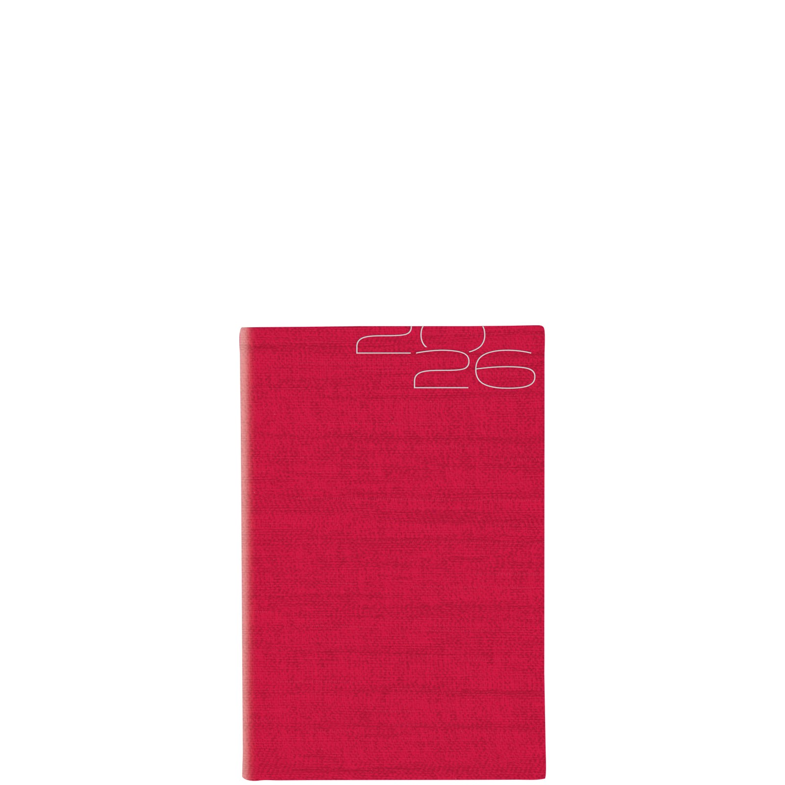 Θεοφύλακτος - Ημερήσιο Ημερολόγιο Kashmir Flat 2026, Red 11x16.5 6852C.D59