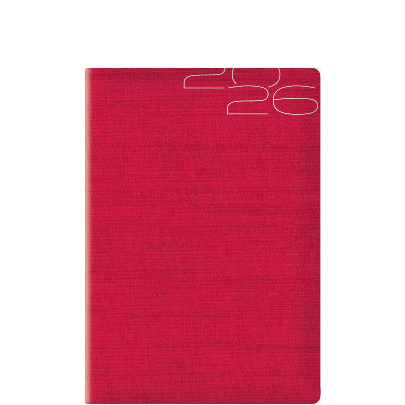 Θεοφύλακτος - Ημερήσιο Ημερολόγιο Kashmir Flat 2026, Red 17x24 6872C.D59