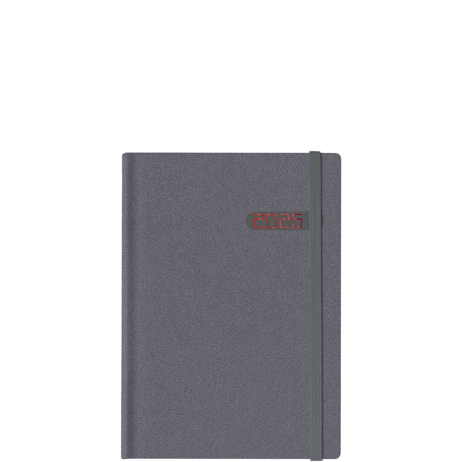 Θεοφύλακτος - Ημερήσιο Ημερολόγιο Winner Metal 2026, Grey/Red 14.5x20.5 6891M.E23