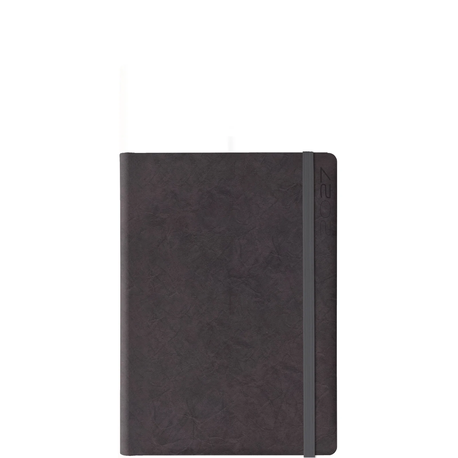 Θεοφύλακτος - Ημερήσιο Ημερολόγιο Marble Elastic M 2027, Ανθρακί 14.5x20.5 689E9.D70