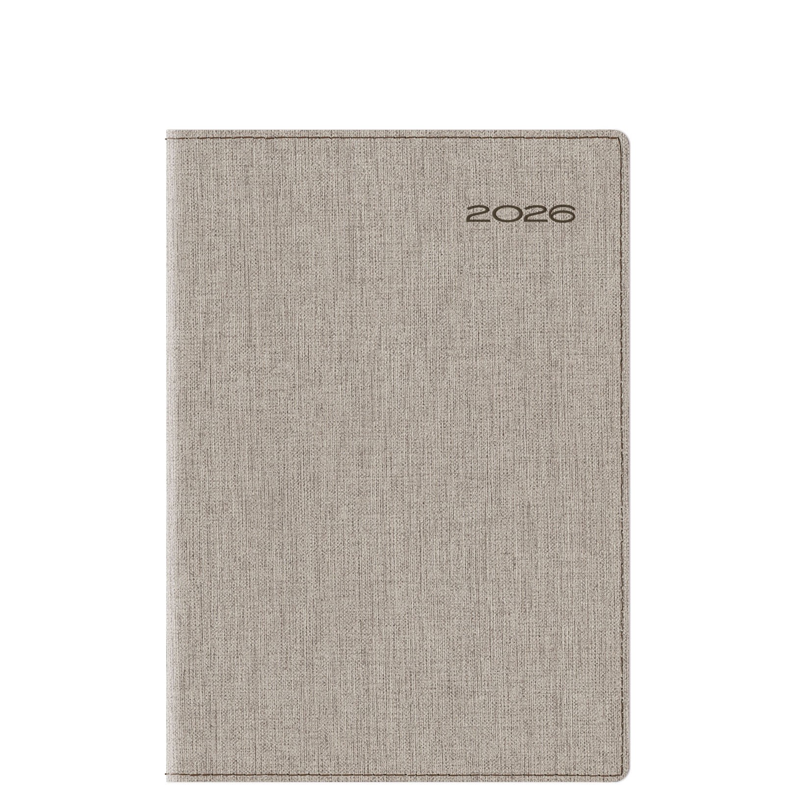 Θεοφύλακτος - Ημερήσιο Ημερολόγιο Derby Firenze Flex 2026, Beige/Brown 17x24 6967C.U62