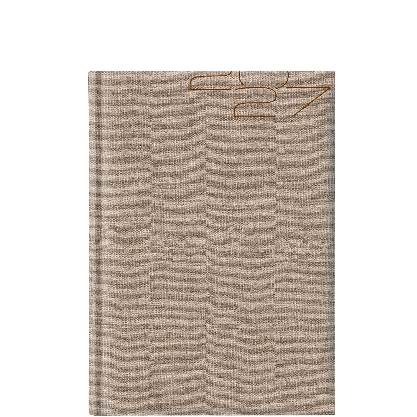 Θεοφύλακτος - Ημερήσιο Ημερολόγιο Cotton Classic L 2027, Μπεζ 17,2x24 696JO.E44