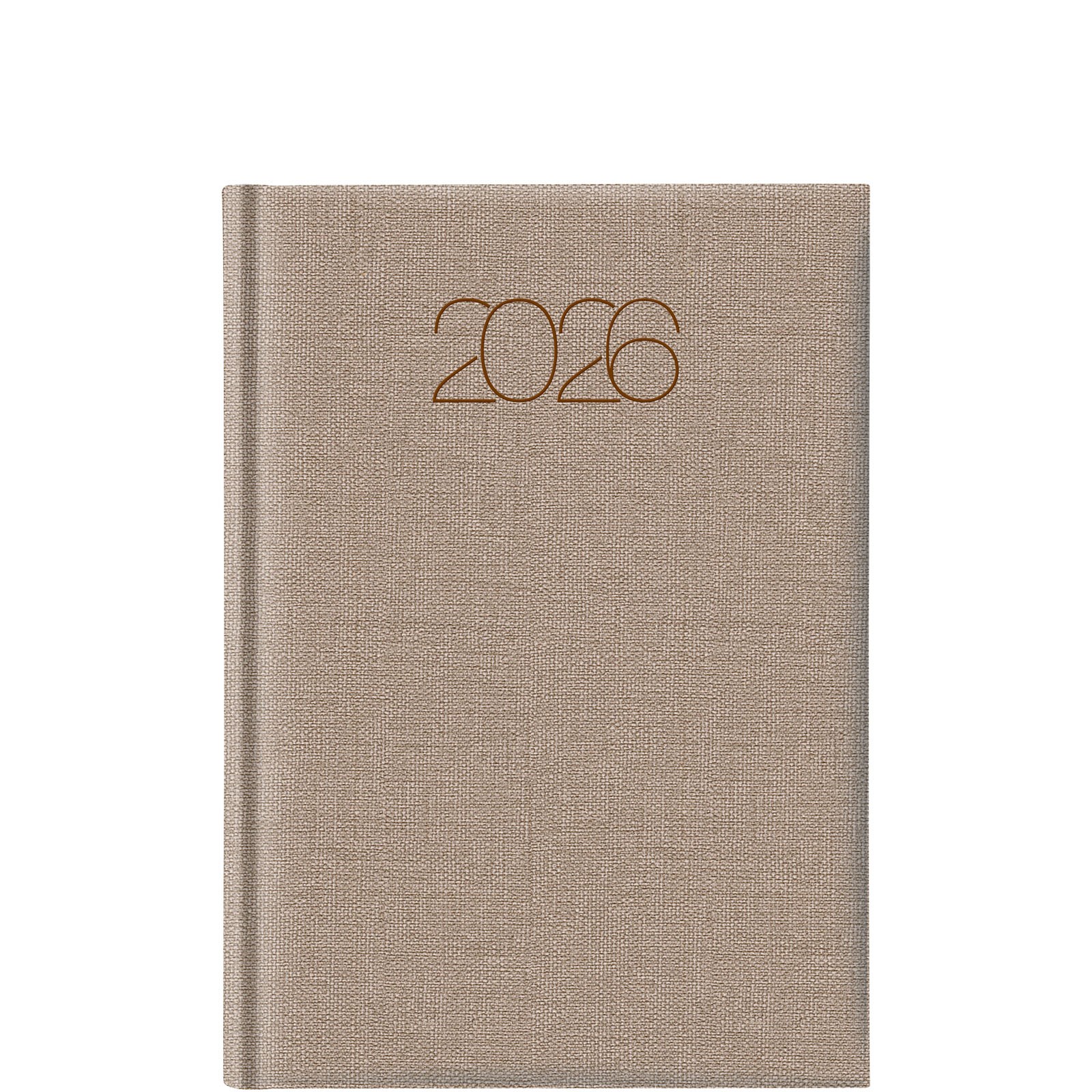 Θεοφύλακτος - Ημερήσιο Ημερολόγιο Cotton Classic 2026, Beige 17x24 696JO.E44