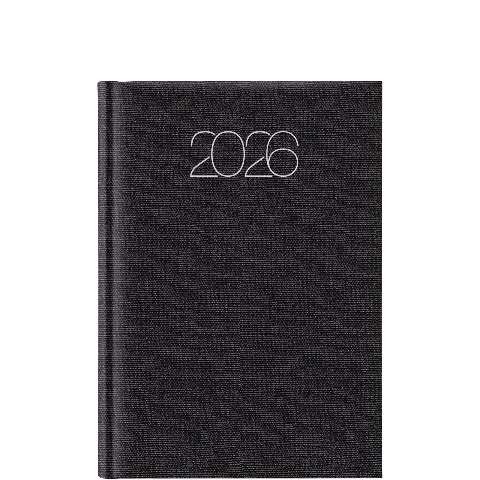 Θεοφύλακτος - Ημερήσιο Ημερολόγιο Cotton Classic 2026, Black 17x24 696JO.E47