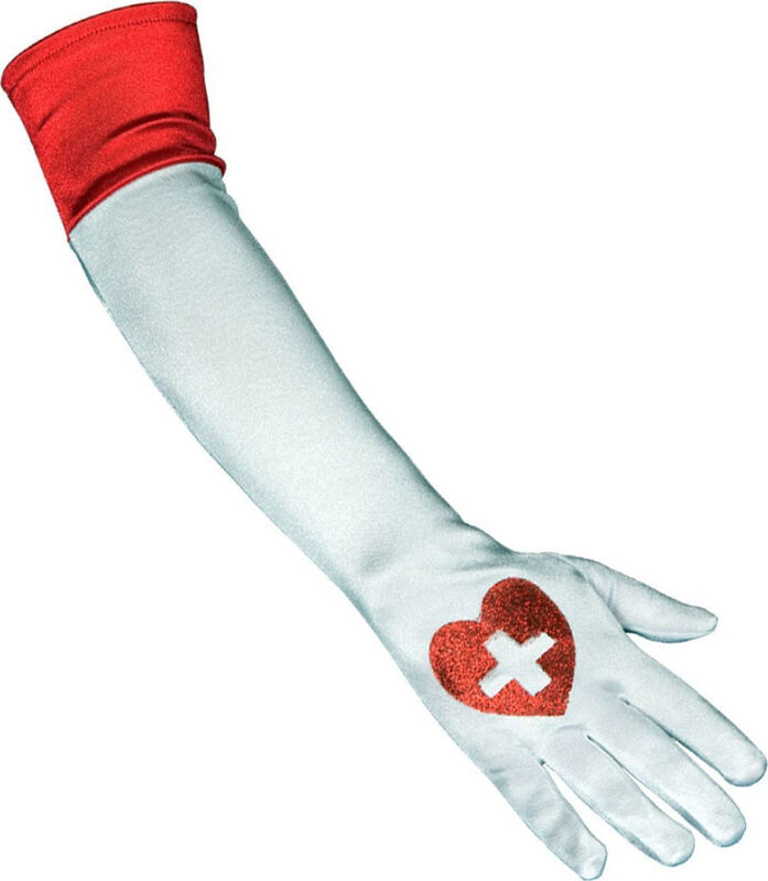 Clown  - Γάντια Νοσοκόμας Λευκό 47εκ. 70109