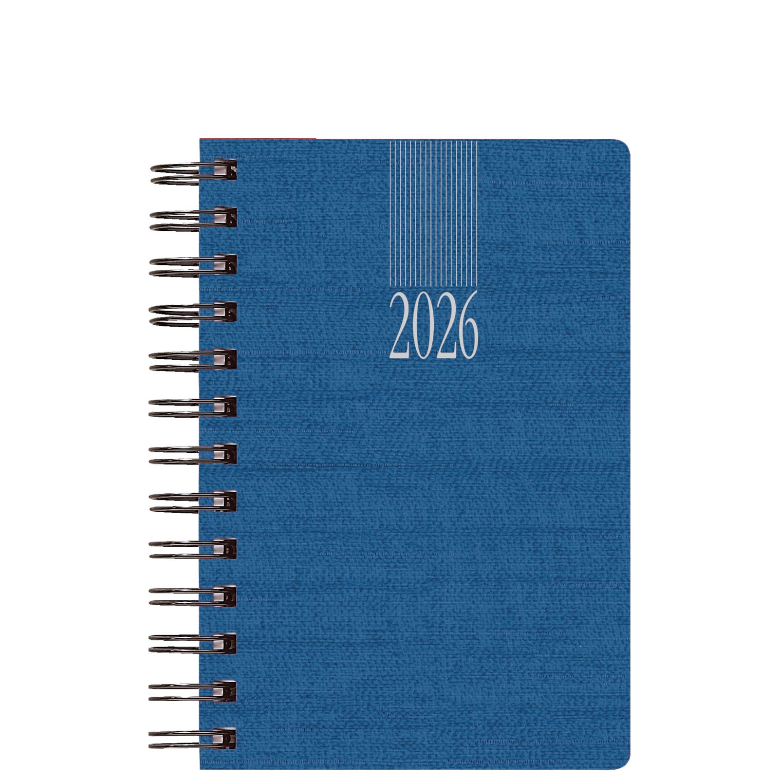 Θεοφύλακτος - Ημερήσιο Ημερολόγιο Σπιράλ Kashmir 2026, Blue 17x24 708C1.994