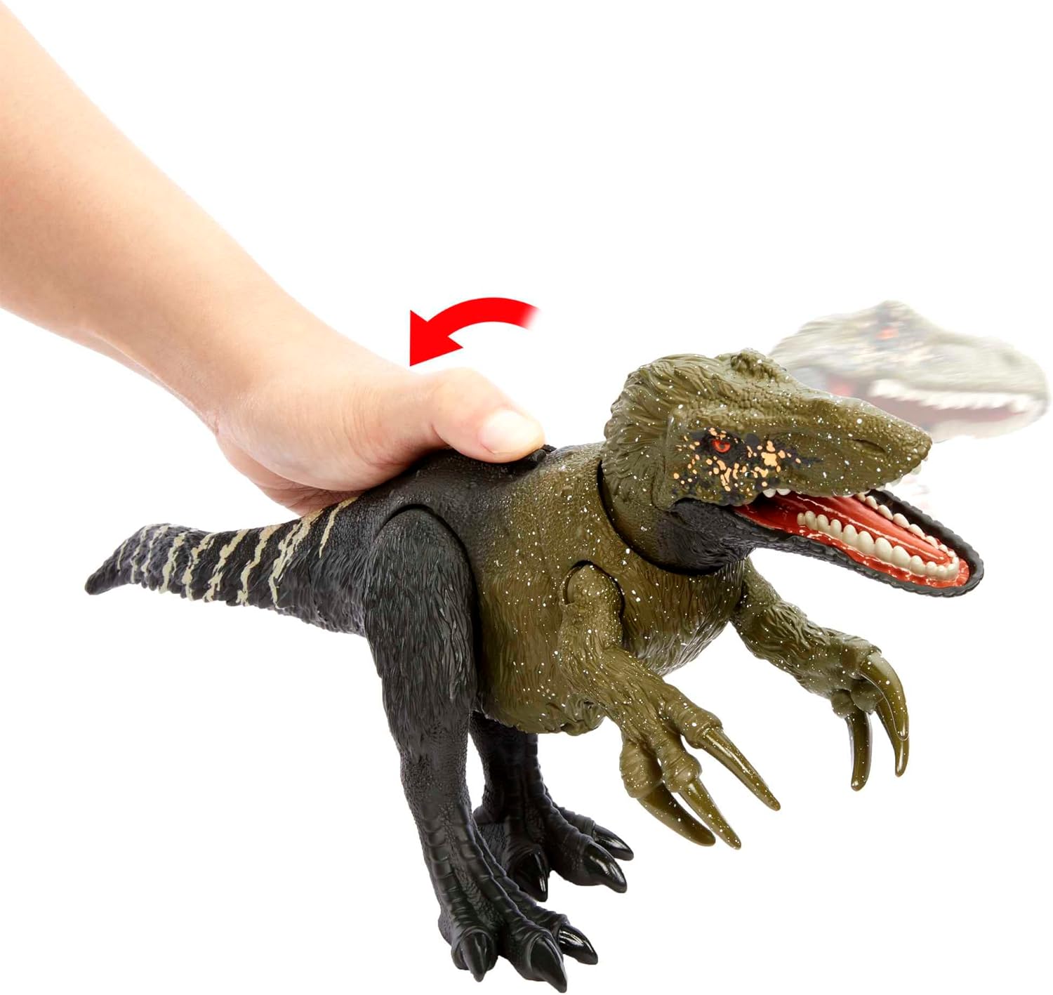 Mattel Jurassic World - Dino Trackers, Wild Roar, Orkoraptor HLP21 (HLP14)