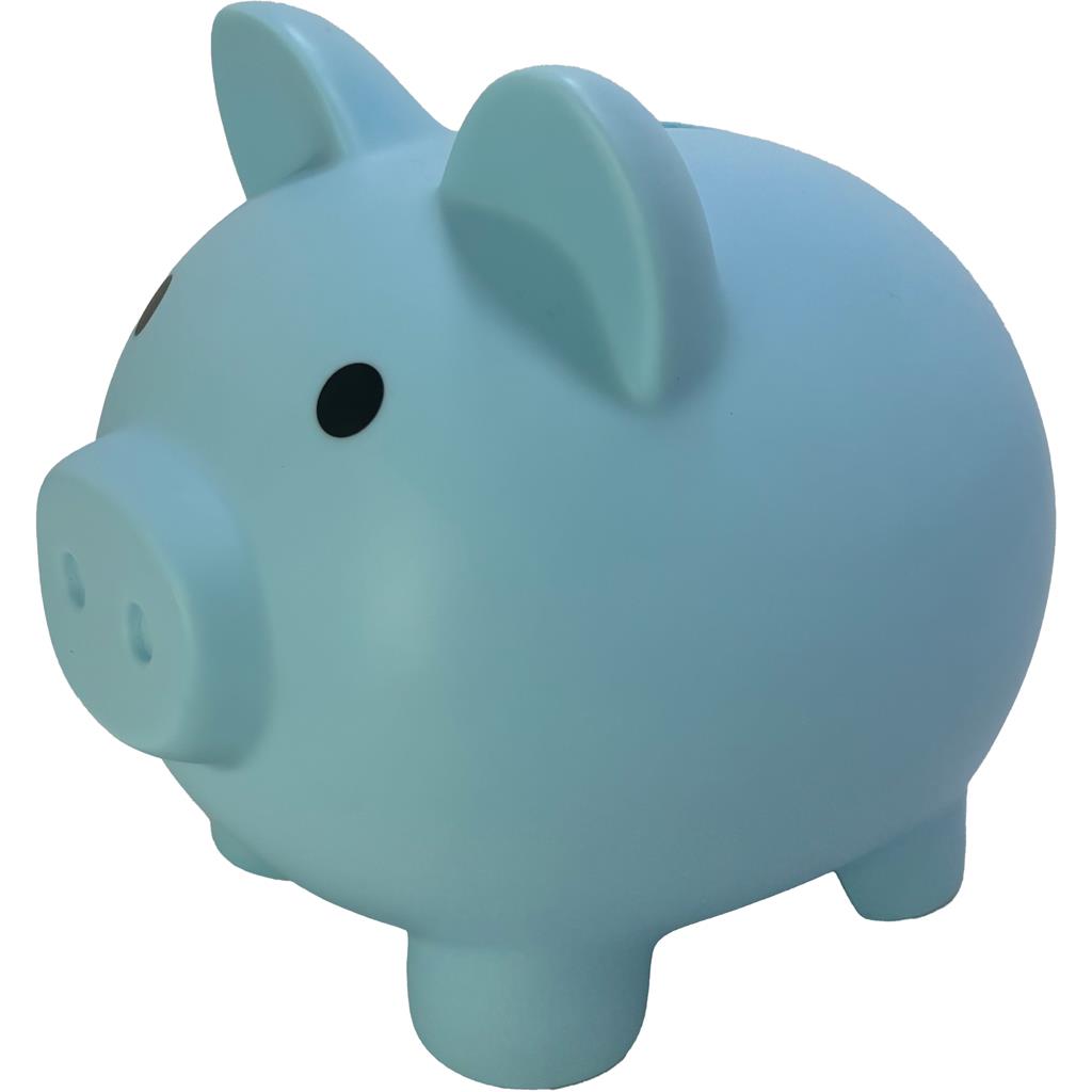 Diakakis - Κουμπαράς Kazura 18x15x15,5εκ Γουρουνάκι Σιελ 710000