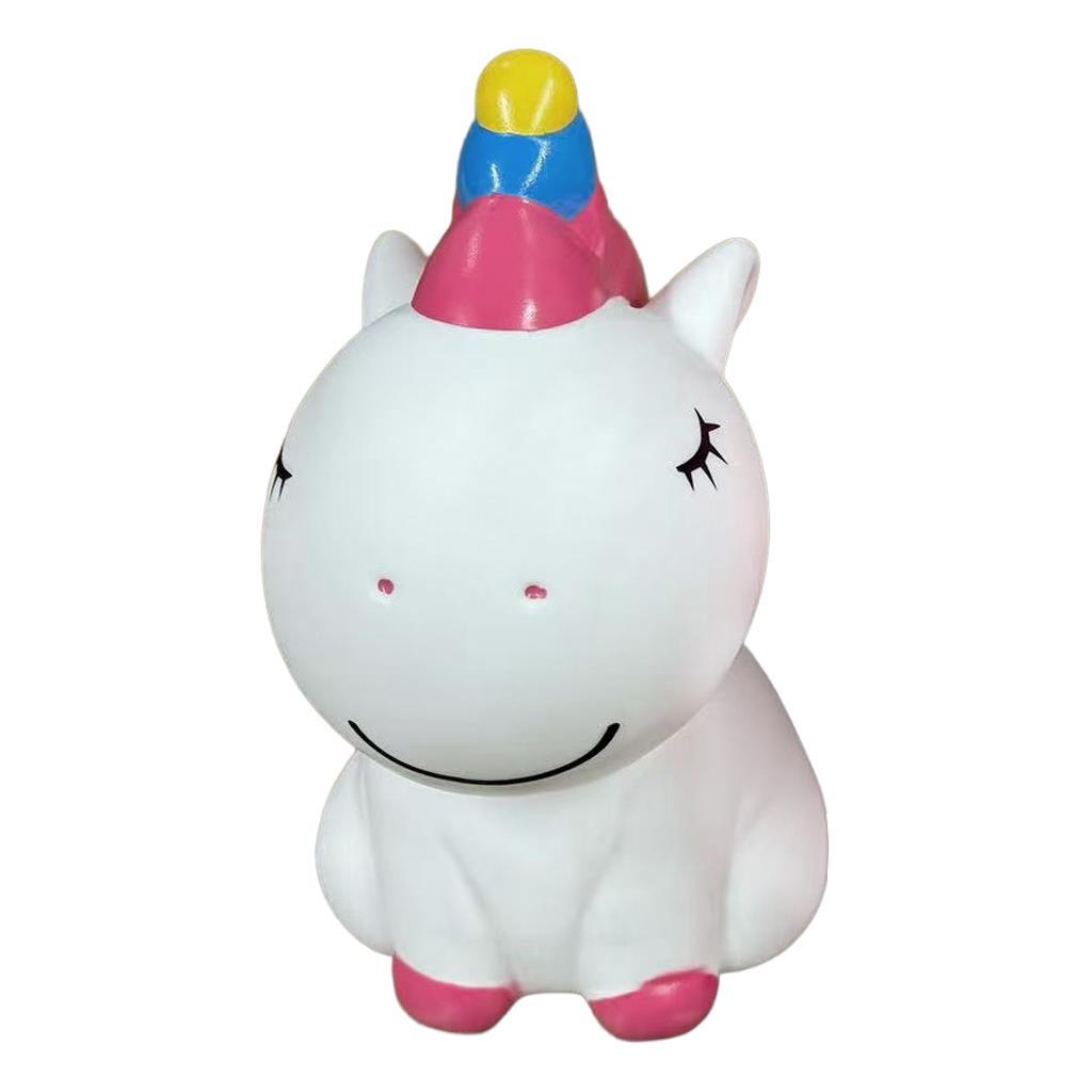 Diakakis - Κουμπαράς Kazura 14x12x20εκ Μονόκερος Λευκός 710002