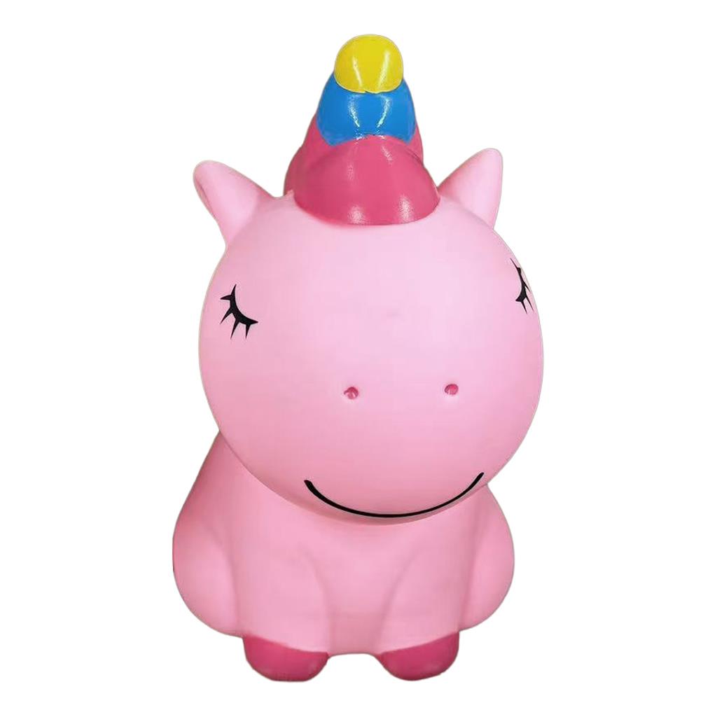 Diakakis - Κουμπαράς Kazura 14x12x20εκ Μονόκερος Ροζ 710003