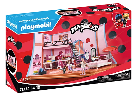 Playmobil Miraculous - Το Δωμάτιο Της Marinette 71334