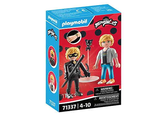 Playmobil Miraculous - Adrien & Cat Noir 71337