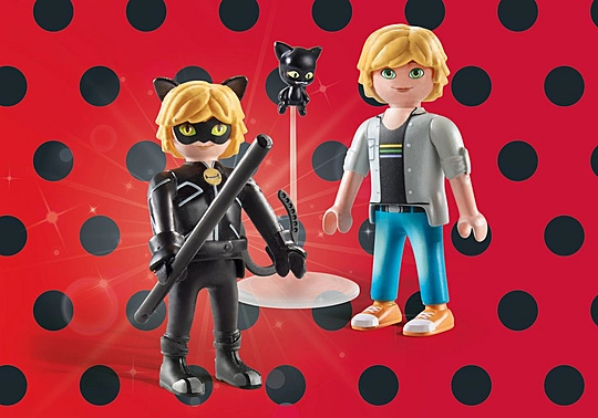 Playmobil Miraculous - Adrien & Cat Noir 71337