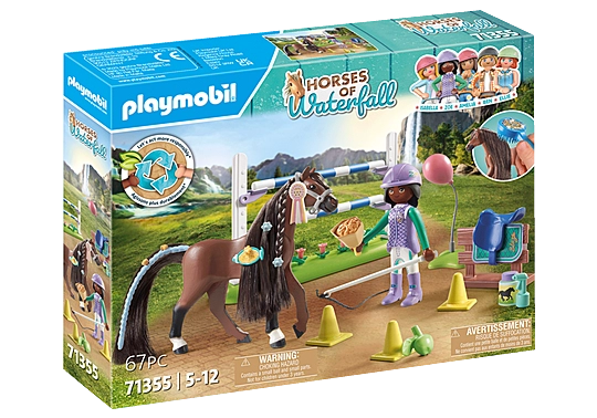 Playmobil Horses Of Waterfall - Εκπαίδευση Αλόγου Με Την Zoe Και Τον Blaze 71355