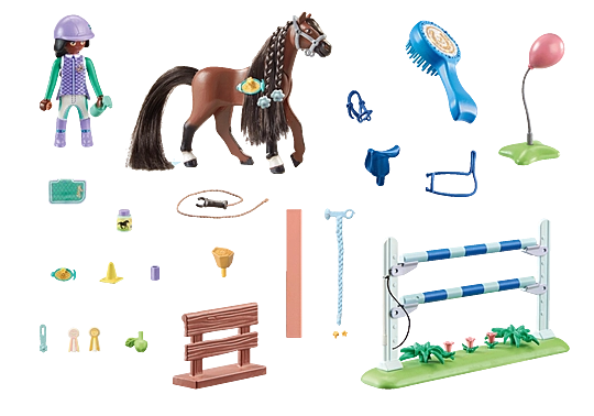 Playmobil Horses Of Waterfall - Εκπαίδευση Αλόγου Με Την Zoe Και Τον Blaze 71355