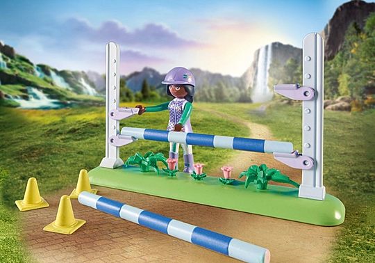 Playmobil Horses Of Waterfall - Εκπαίδευση Αλόγου Με Την Zoe Και Τον Blaze 71355