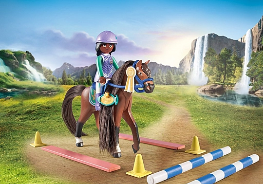 Playmobil Horses Of Waterfall - Εκπαίδευση Αλόγου Με Την Zoe Και Τον Blaze 71355