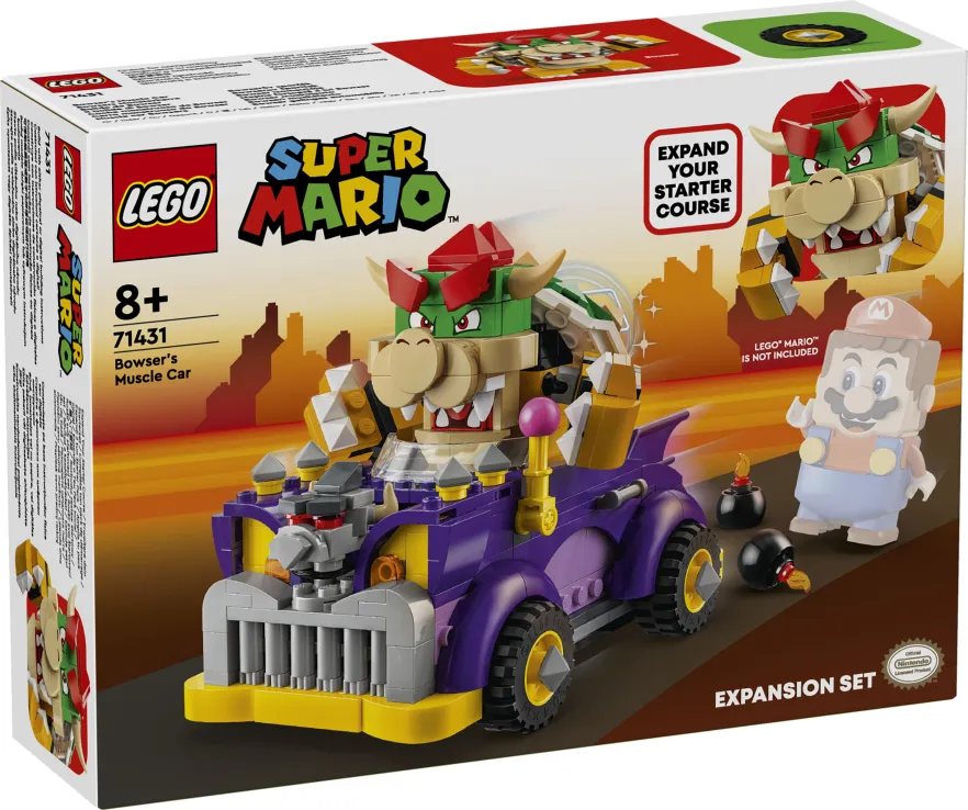 Lego Super Mario - Bowser's Muscle Car Expansion Set 71431