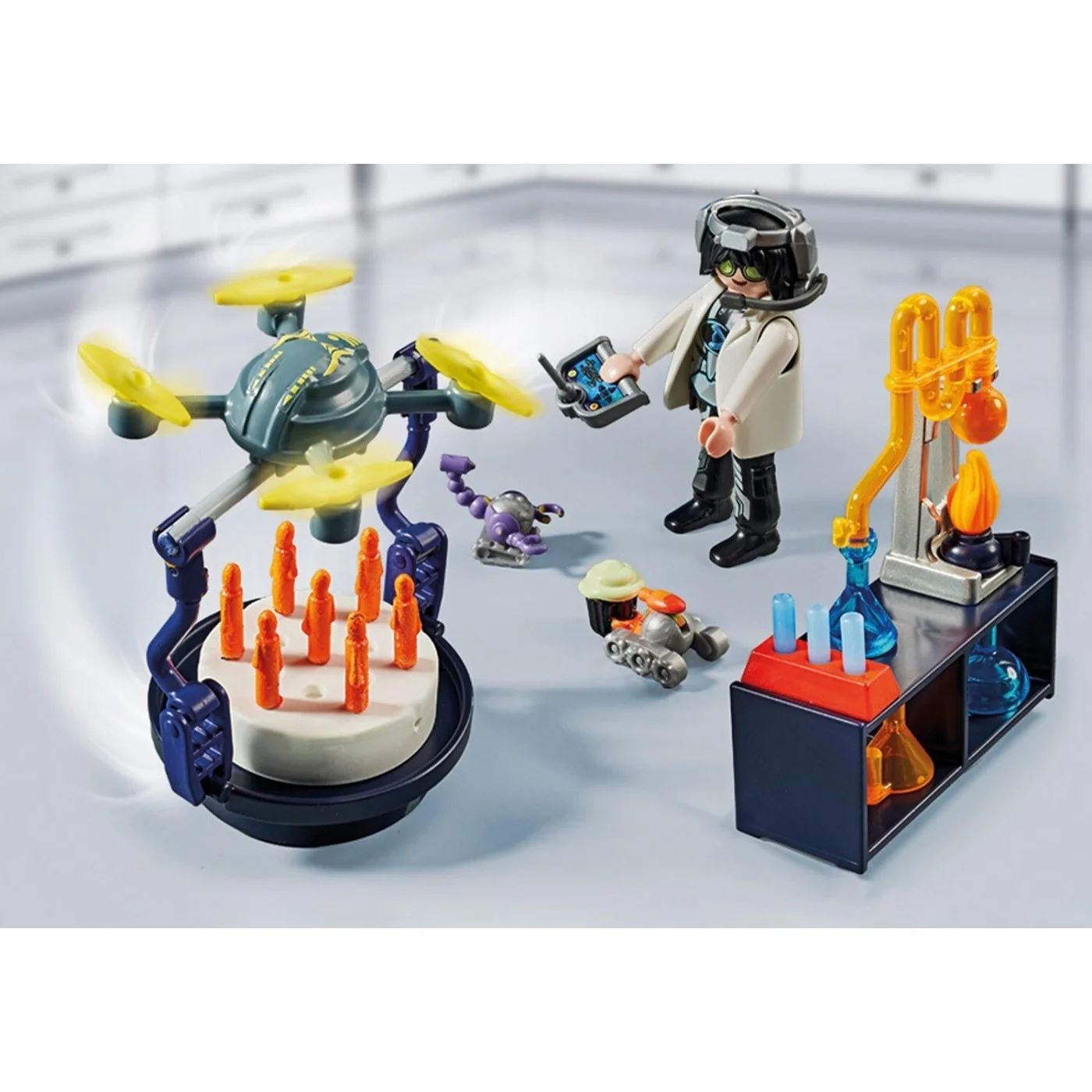 Playmobil City Life - My Life - Gift Set Πάρτυ Στο Eργαστήριο Του Tρελοεπιστήμονα 71450