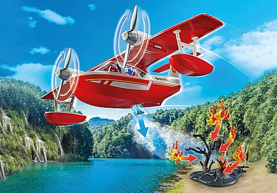 Playmobil City Action - Πυροσβεστικό Υδροπλάνο 71463