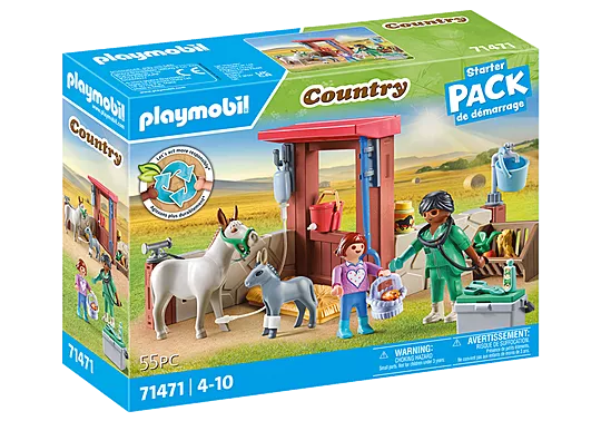 Playmobil Country - Starter Pack Φροντίζοντας Τα Γαϊδουράκια 71471