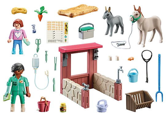 Playmobil Country - Starter Pack Φροντίζοντας Τα Γαϊδουράκια 71471