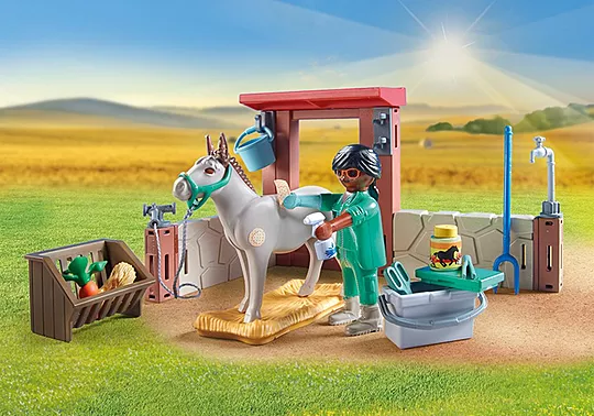 Playmobil Country - Starter Pack Φροντίζοντας Τα Γαϊδουράκια 71471