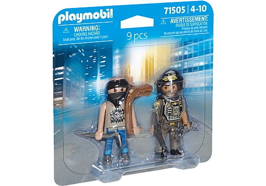 Playmobil City Action - Duopack Κλέφτης Και Αστυνόμος 71505