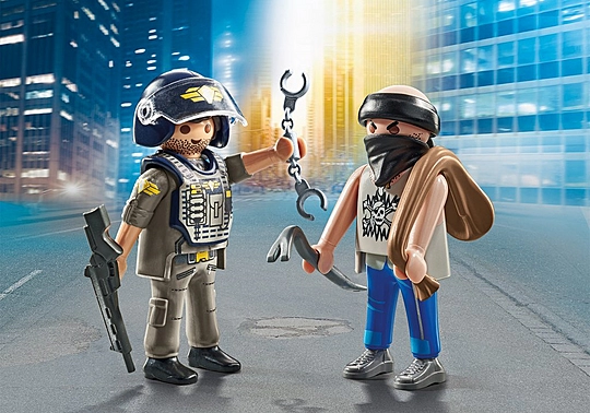 Playmobil City Action - Duopack Κλέφτης Και Αστυνόμος 71505