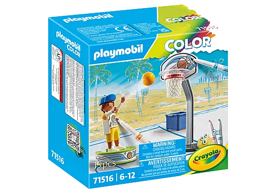 Playmobil Color -  Προπόνηση Μπάσκετ 71516