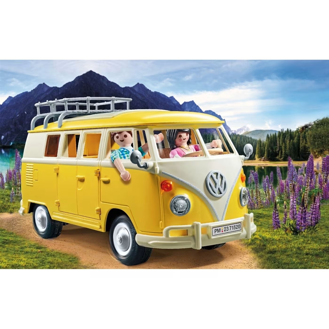 Playmobil Volkswagen - T1 Camping Bus, Κίτρινο 71520