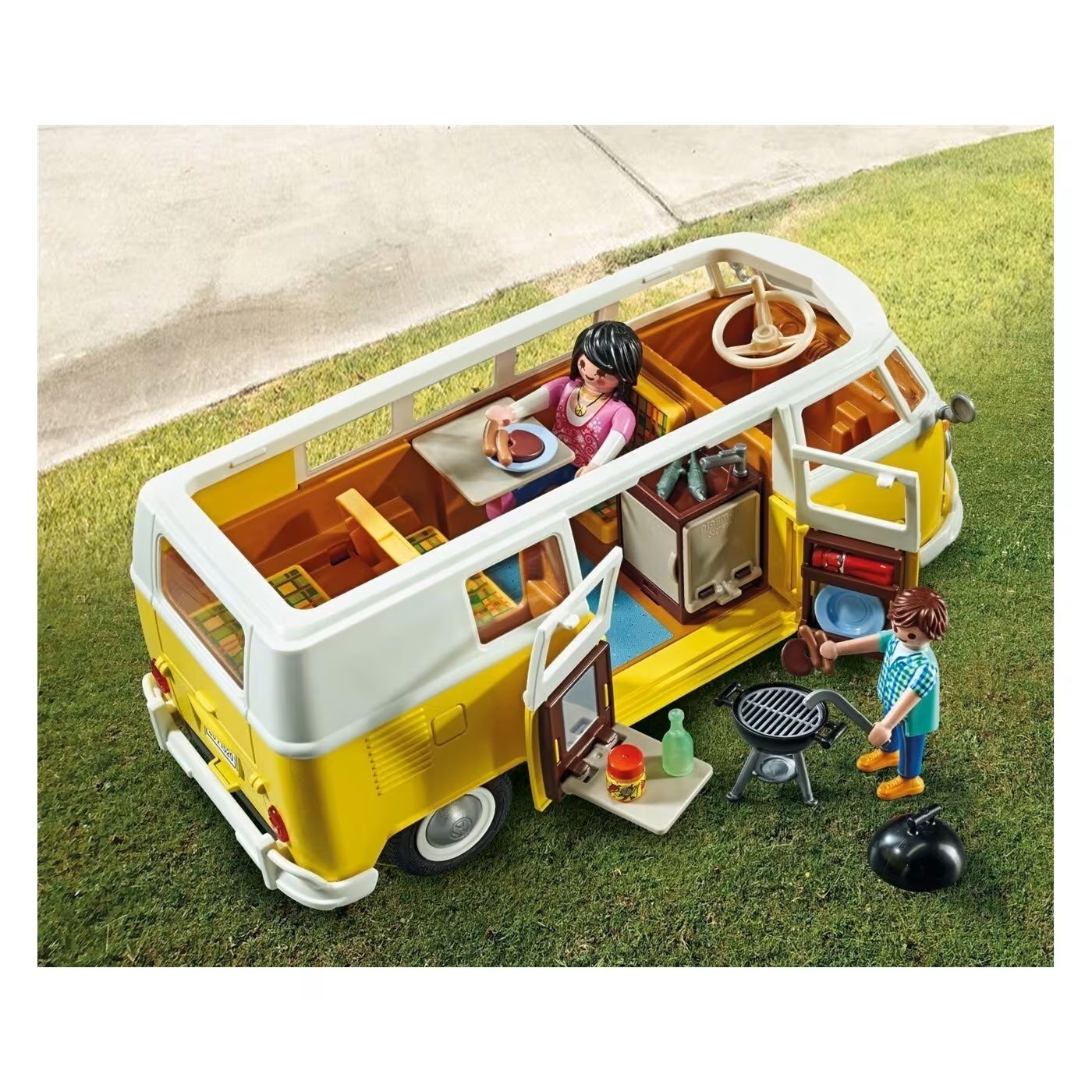 Playmobil Volkswagen - T1 Camping Bus, Κίτρινο 71520