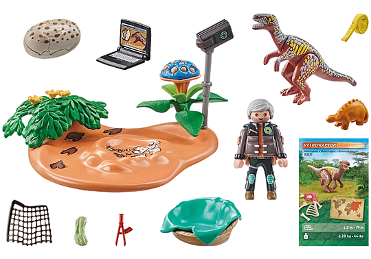 Playmobil Dino - Φωλιά Στεγόσαυρου Και Κλέφτης Αυγών 71526