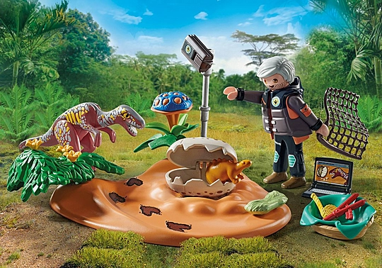 Playmobil Dino - Φωλιά Στεγόσαυρου Και Κλέφτης Αυγών 71526