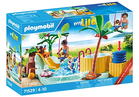 Playmobil City Life - My Life, Παιδική Πισίνα Με Υδρομασάζ 71529