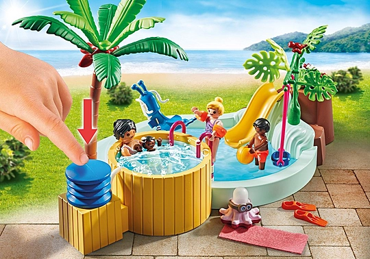 Playmobil City Life - My Life, Παιδική Πισίνα Με Υδρομασάζ 71529