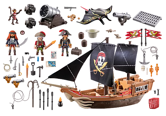 Playmobil Pirates - Πειρατική Ναυαρχίδα 71530