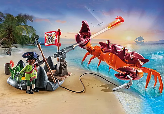 Playmobil Pirates - Μάχη Με Τον Γιγάντιο Κάβουρα 71532