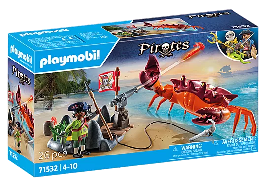 Playmobil Pirates - Μάχη Με Τον Γιγάντιο Κάβουρα 71532