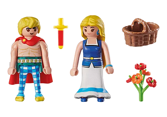 Playmobil Asterix - Τραγικομίξ Και Φαλμπαλά 71544