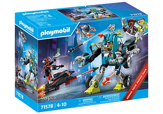 Playmobil Space - Ρομπότ Εναντίoν Ανεμόπτερου 71578