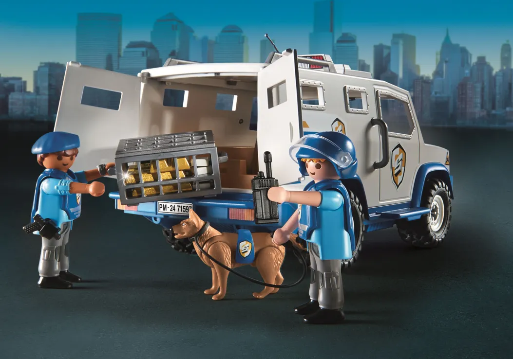 Playmobil Action Heroes -  Όχημα Χρηματαποστολής 71597