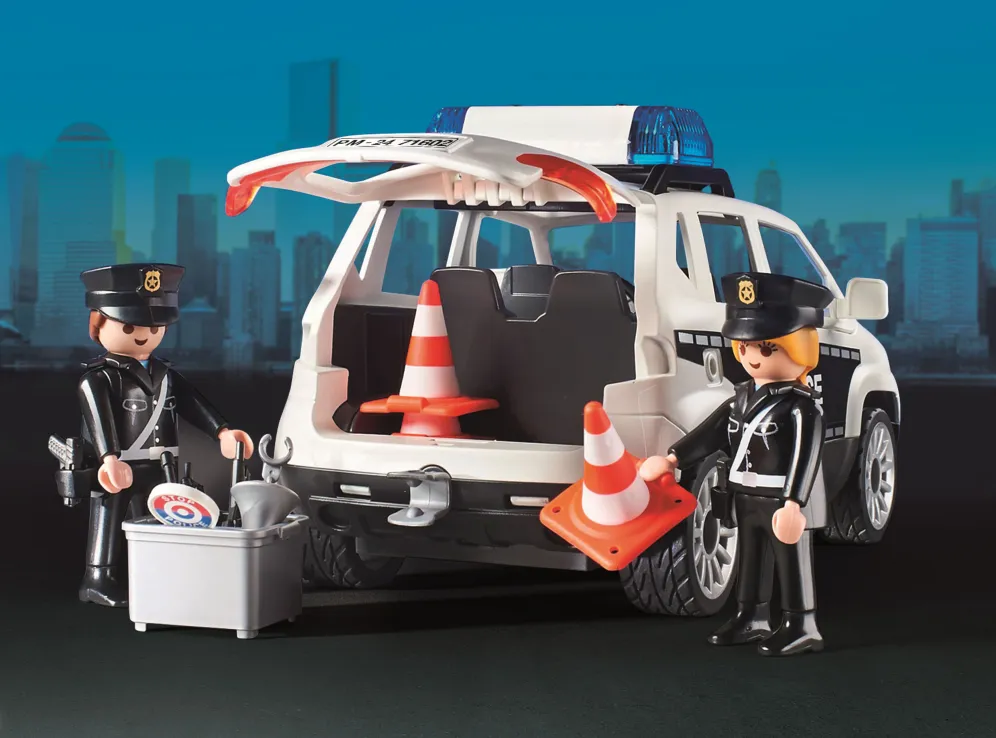 Playmobil Action Heroes - Αστυνομικό Τμήμα Με Περιπολικό Και Ελικόπτερο 71602