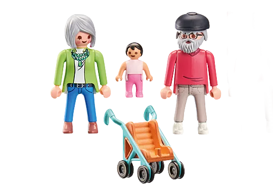 Playmobil My Life - Παππούς Και Γιαγιά Με Μωρό 71613