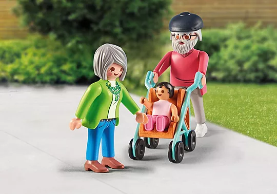 Playmobil My Life - Παππούς Και Γιαγιά Με Μωρό 71613