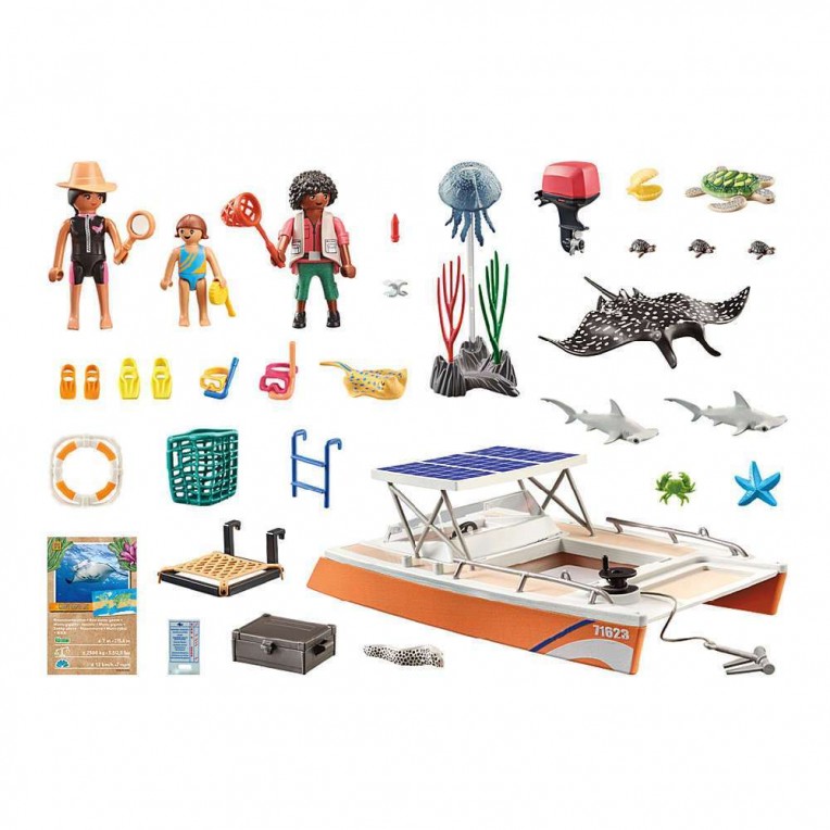 Playmobil Wiltopia -  Πλωτό Εργαστήριο Υποθαλάσσιων Ερευνών 71623