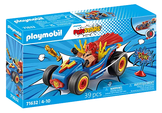 Playmobil Funstars - Crazy Kart Υπερήρωας 71632